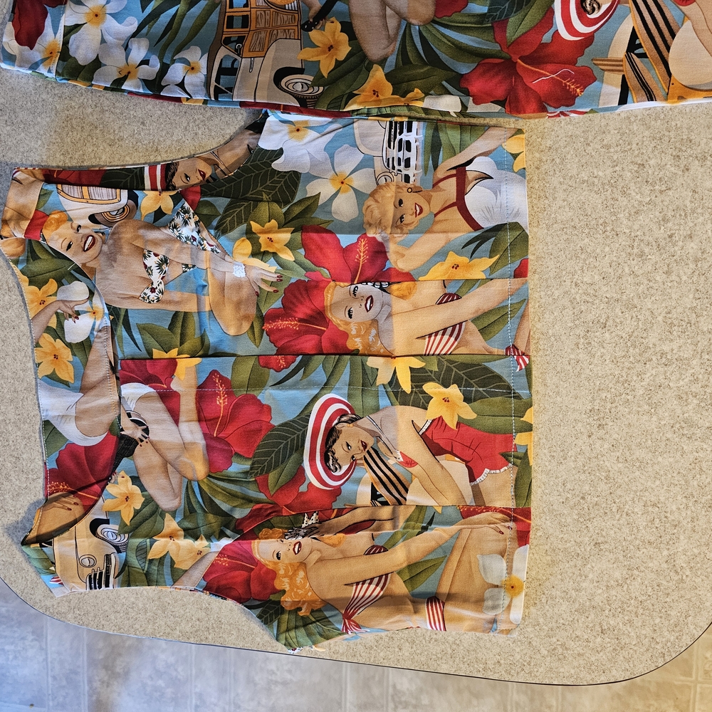 Colorful Tropical Print Top